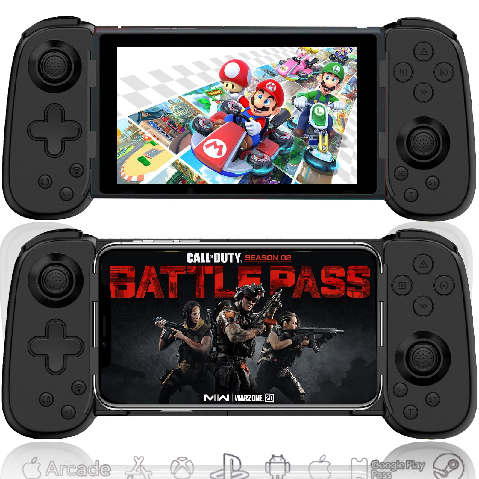 iPad／iPhone対応 コントローラー Amazon.co.jp: Megadream iPhoneコントローラー iPhone15/14/iOS