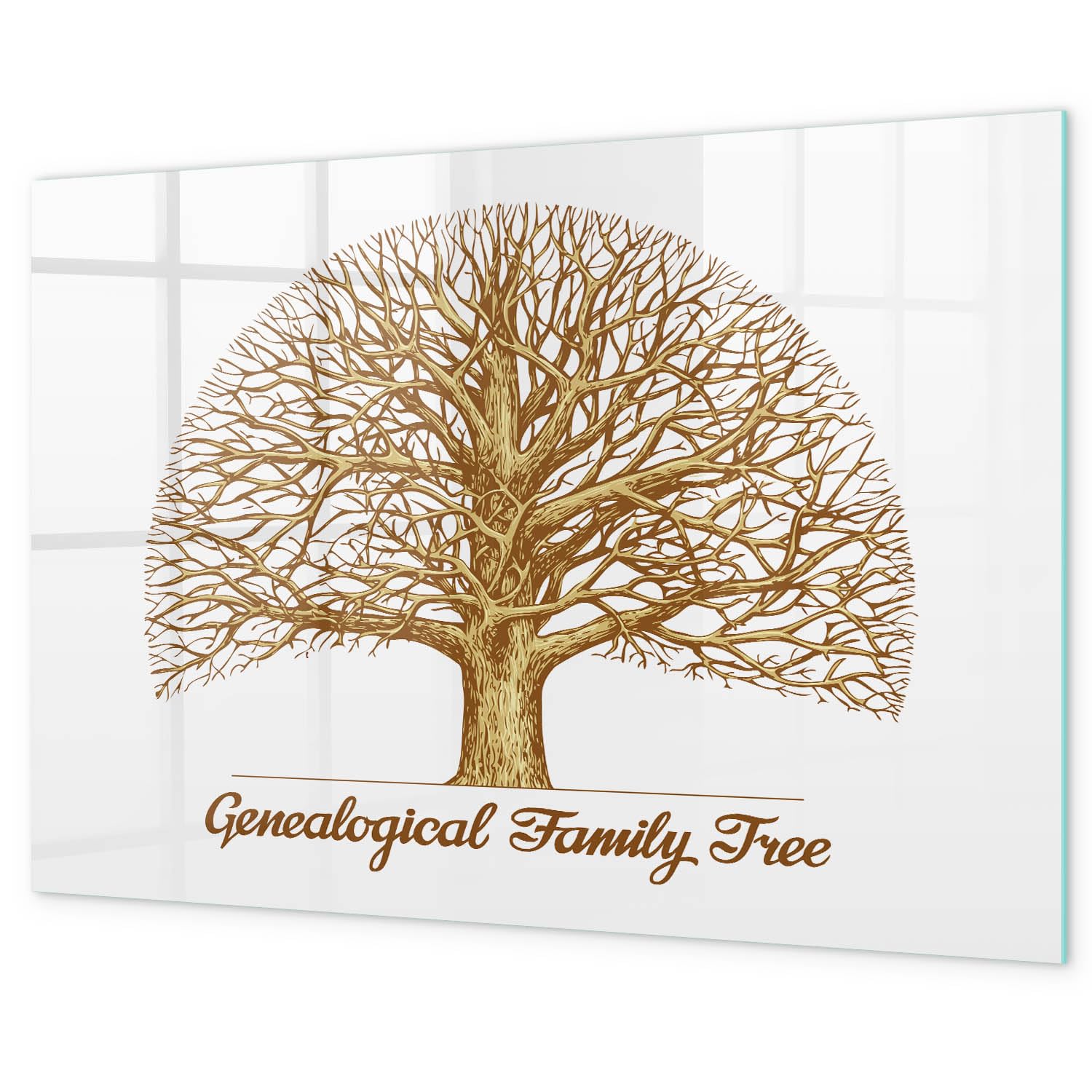 Lavagna magnetica grande 120x60 cm | Vecchio albero genealogico