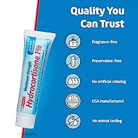 Vista 6 de De La Cruz Ungüento de hidrocortisona al 1%, máxima resistencia, ungüento antipicazón tópico, piel seca, enrojecimiento, dermatitis, eccema