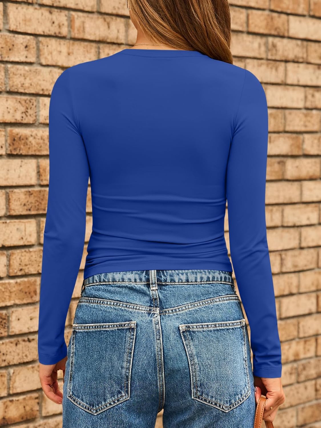 AUTOMET Womens Long Sleeve Shirts Basic Compression Going Out Crop Tops Fall Fashion Y2K Clothes 2025 - Image 4