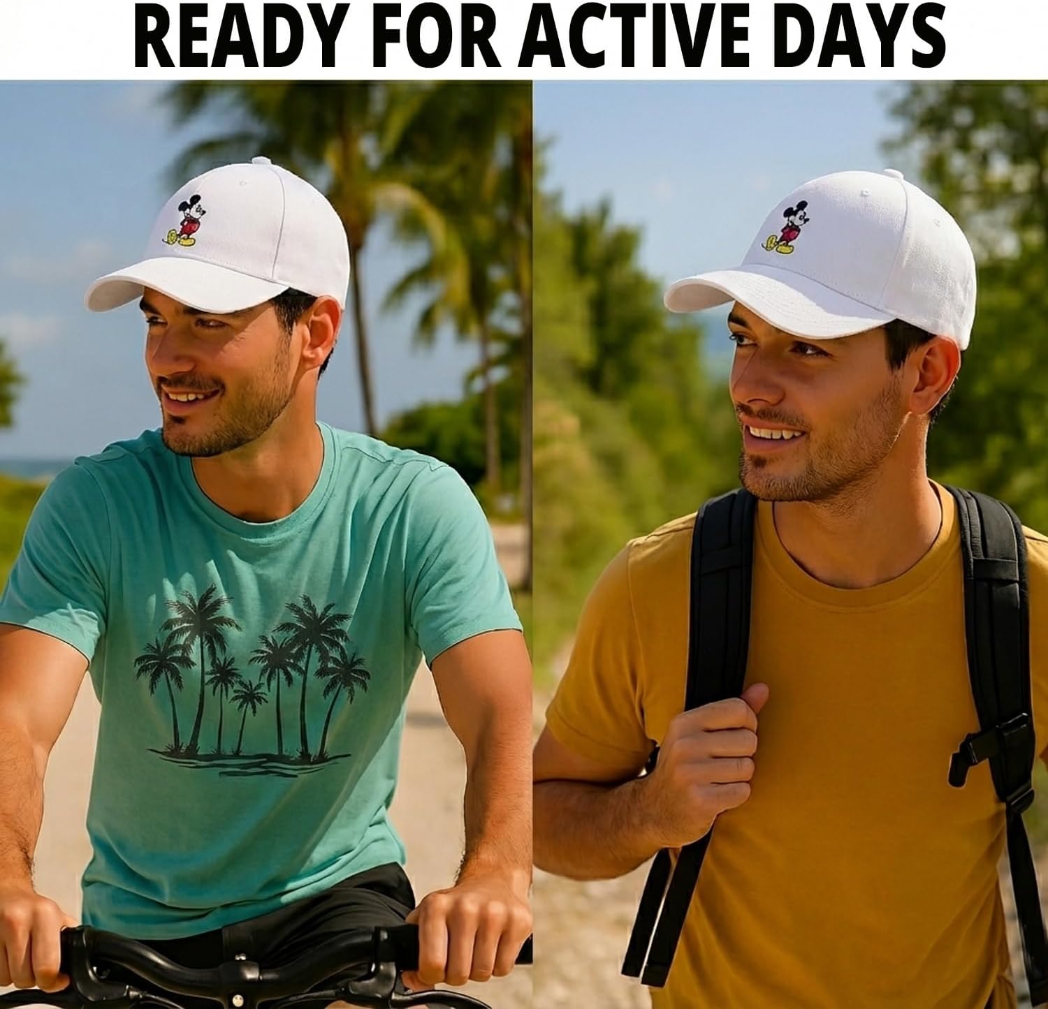 Disney Mens Baseball Cap, Mickey Mouse Adjustable Hat for Adult - Image 5