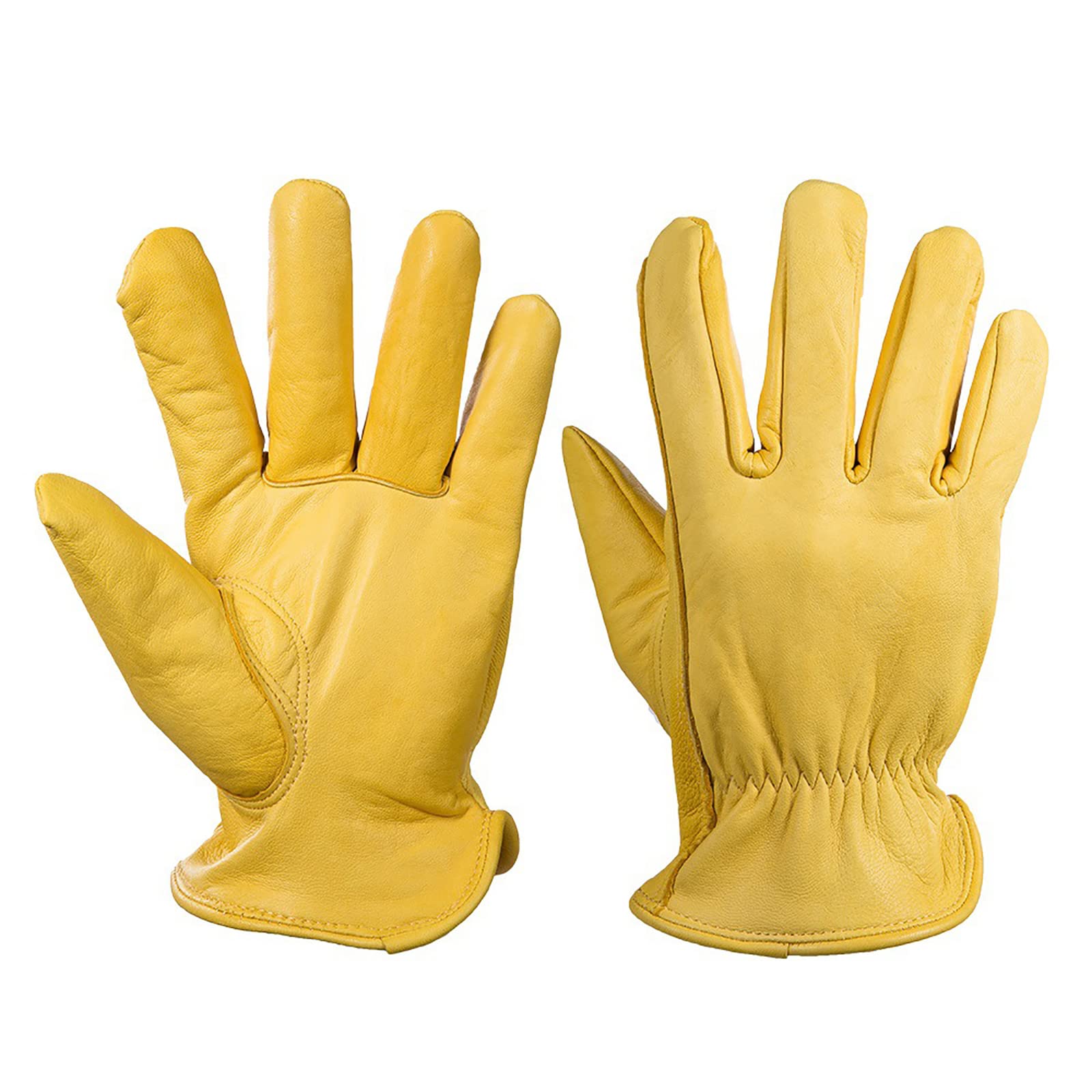 Gants de Jardinage Peau de Mouton Cuir Gants de Travail Le Jardinage Extérieur Polyvalent Gants de Jardin pour Femmes et Hommes