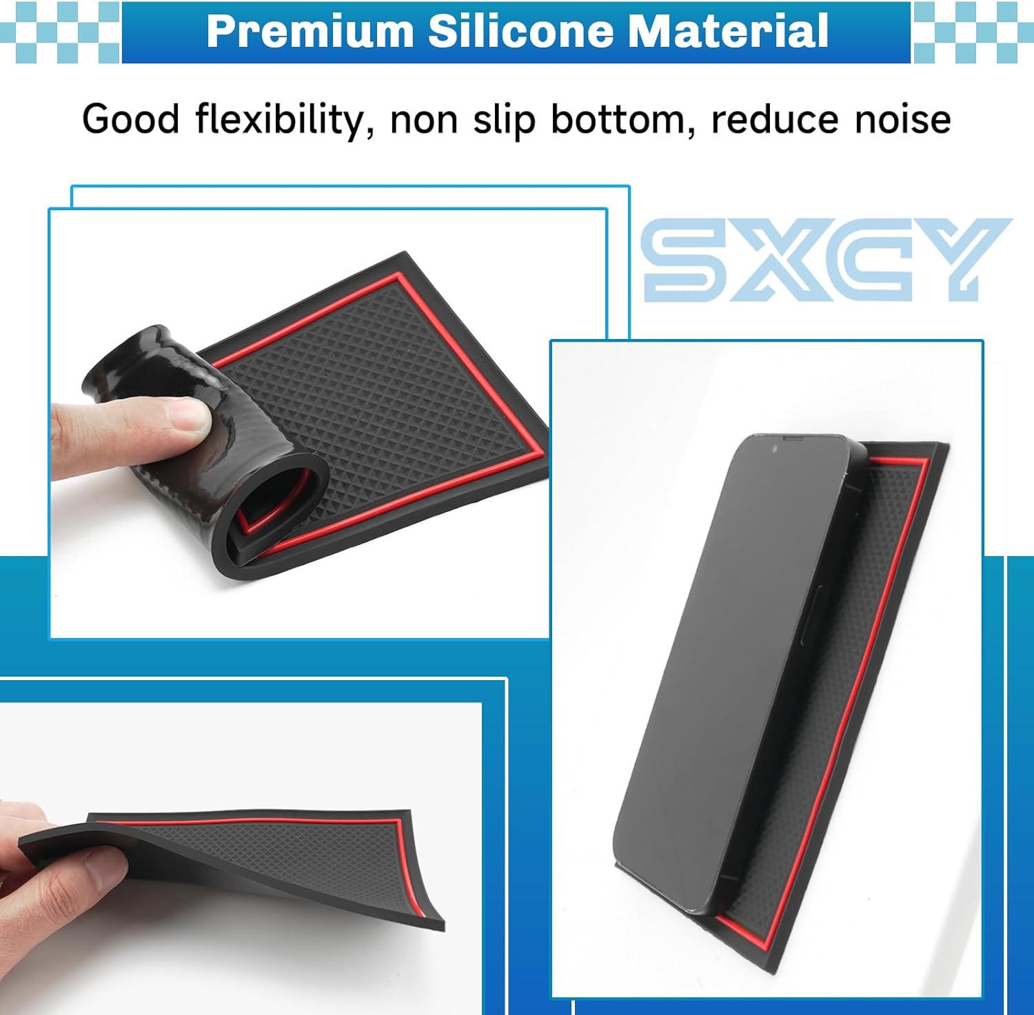 SXCY 2025 アキュラ ADX アクセサリー カップホルダー インサートライナー 2025 ADX ドアスロットマット 202