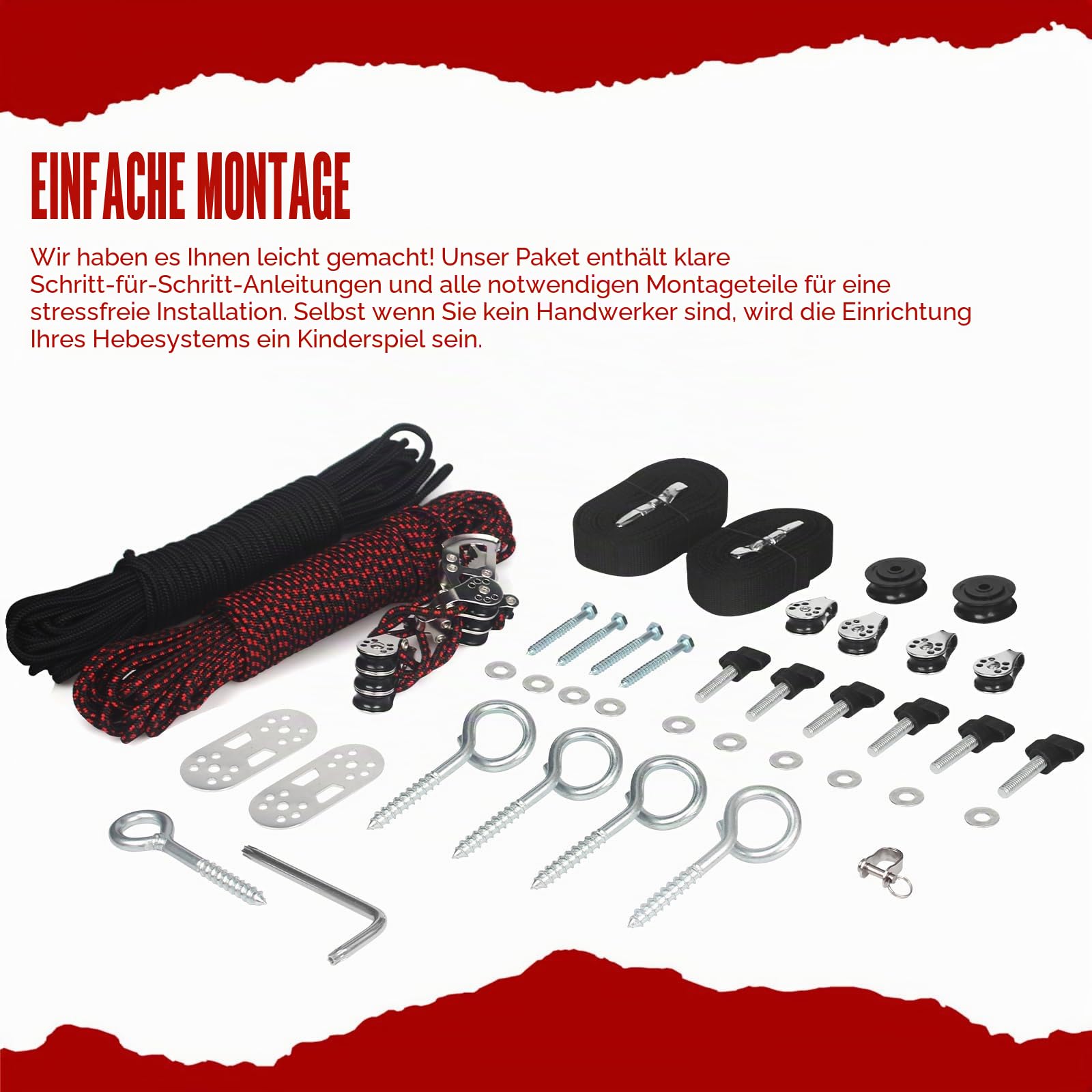 Hardtop-Abnehm-Lift für Jeep Wrangler JL/JK und Ford, Garagen-Hebesystem mit Absturzsicherung, für 3 m Decken