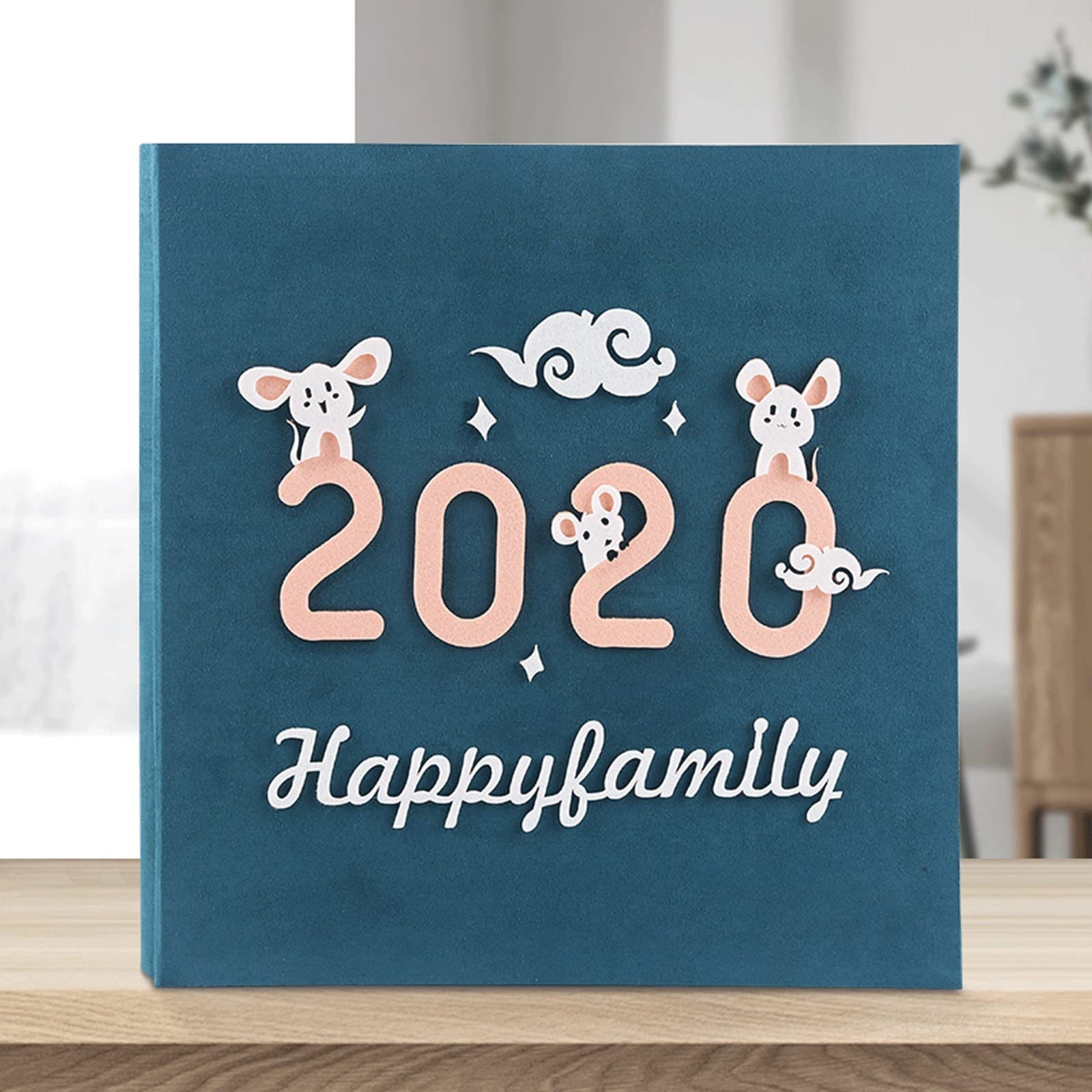 Fotoalbum DIY. Dreidimensionale Bilderbabywachstumalbum Gedenksalbum-Aufkleber-Familie-Version Dickes und exquisites handgemachtes Album mit großem Kapazität Foto Album