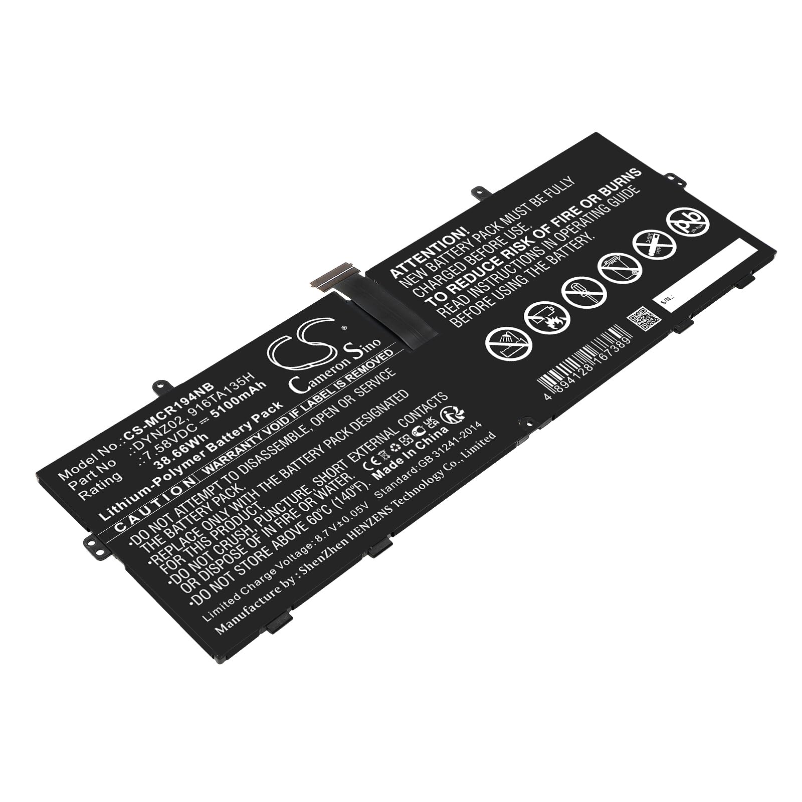 Amazon.com: XSPLENDOR 5100mAh Replacement Battery for Microsoft
