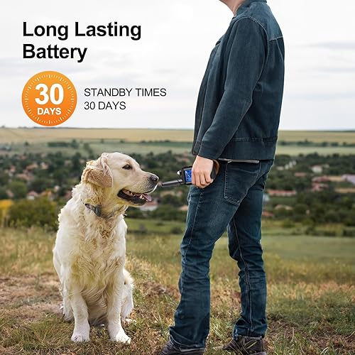 Miniatura 7 de Collar de entrenamiento para perros, collar de perro de larga distancia de 2680 pies con control remoto, collar de choque con iluminación fría y 3
