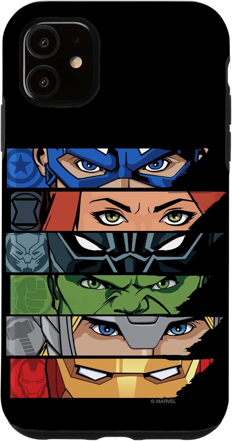 iPhone 13 Marvel Avengers Classic Super Heroes Game Face Case
