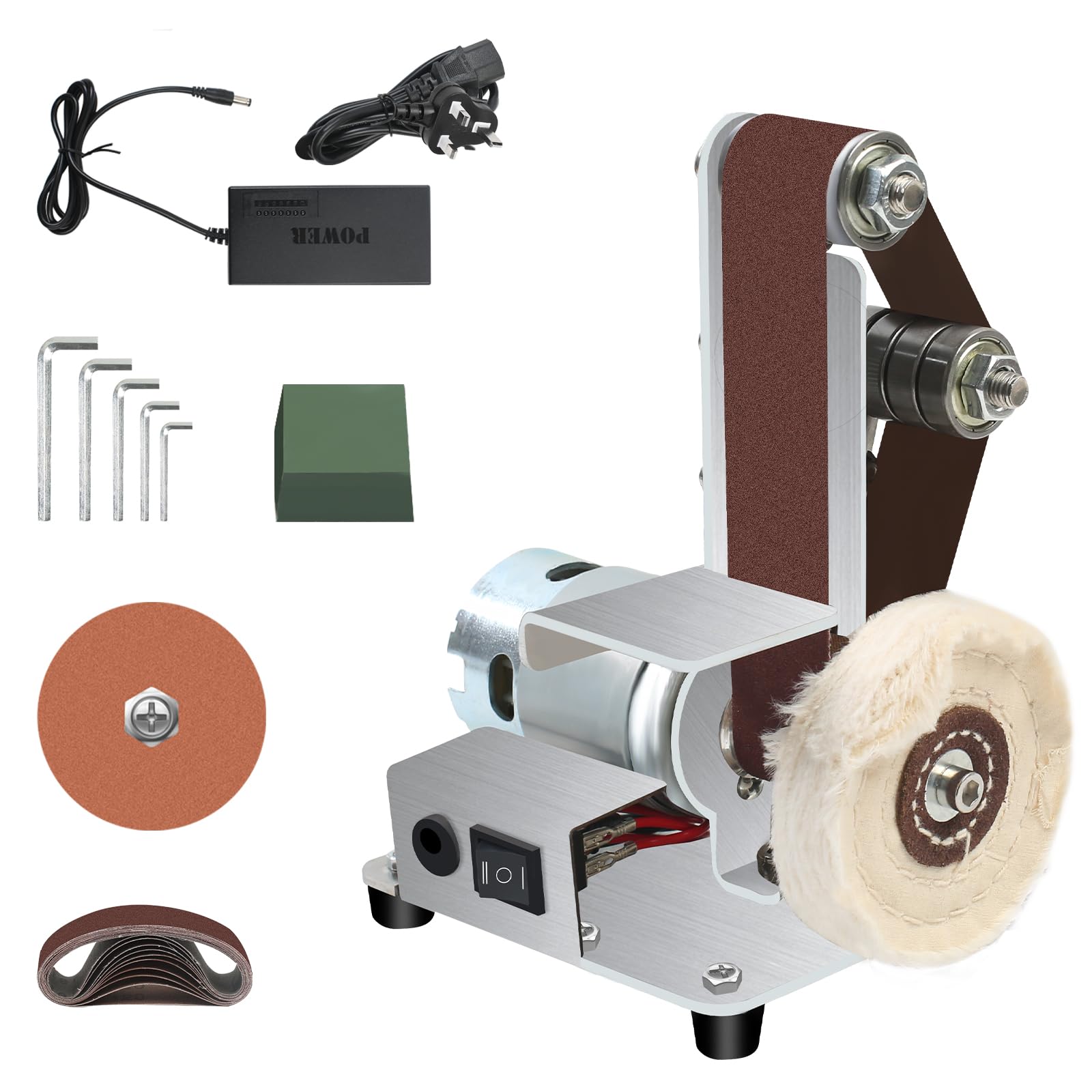 P Polerden 120 Grit Drum Sander Conveyor Belt - 10-1/4" X 32-5/32" For Jet/Performax 10-20 & 10-20 Plus Drum Sanders