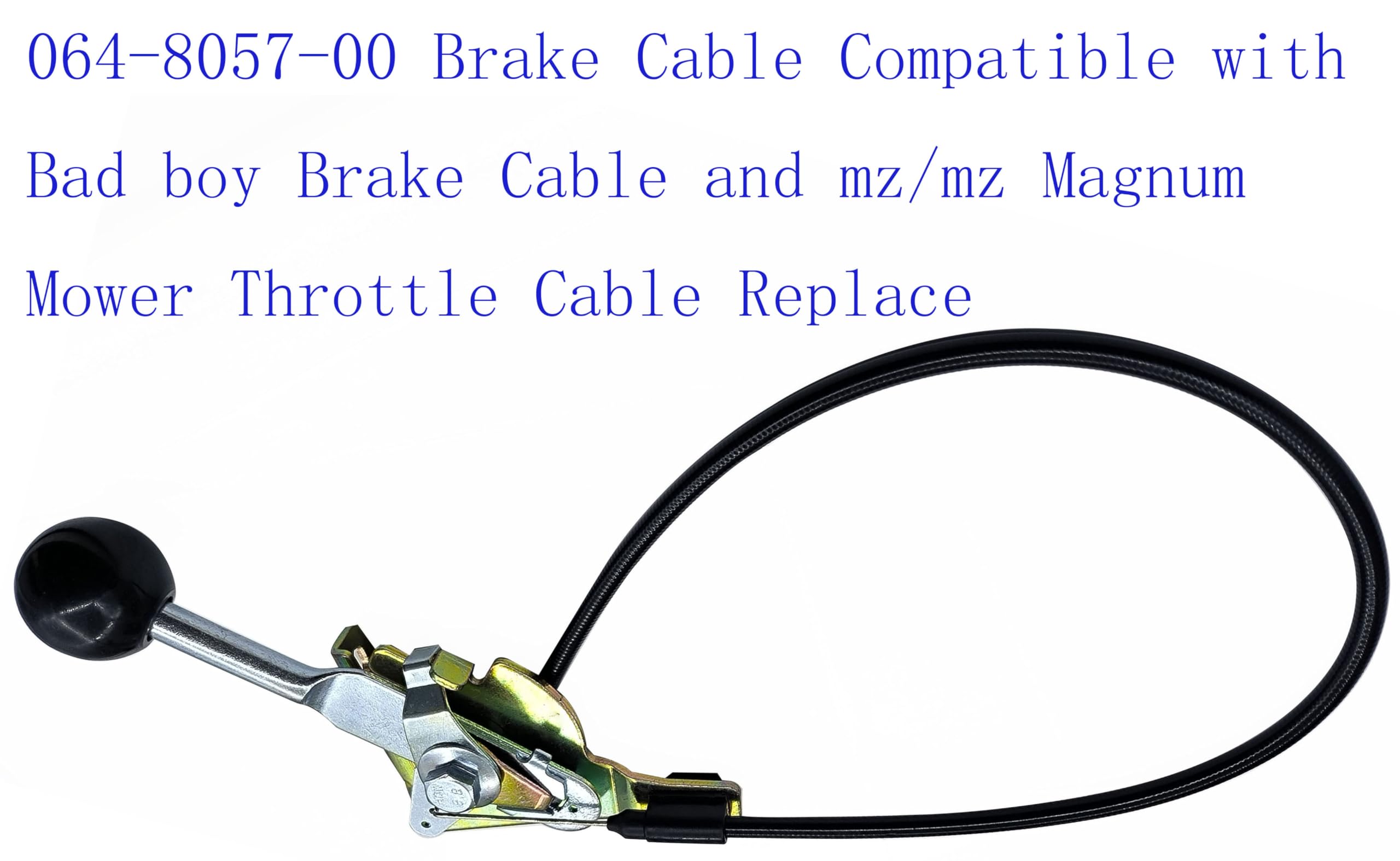 064-8057-00 - Cable de freno compatible con cable de freno Bad Boy y cable del acelerador de cortacésped Magnum Mz/mz