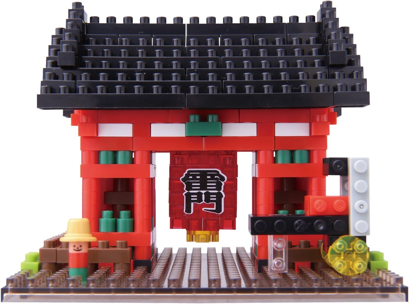 nanoblock - World Famous Buildings - Kaminarimon, nanoblock Sights to See Series Building Kit