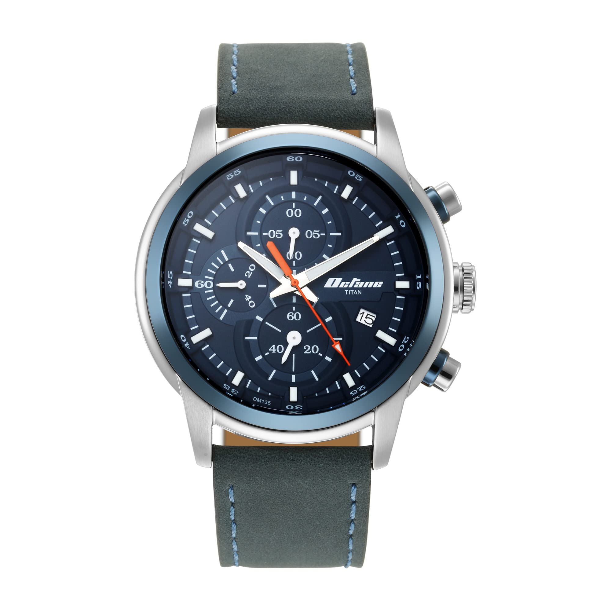 Titan Mens Analogue Blue Dial Blue Band Leather Watch (B09RN3CQ9D) Amazon Price History, Amazon Price Tracker