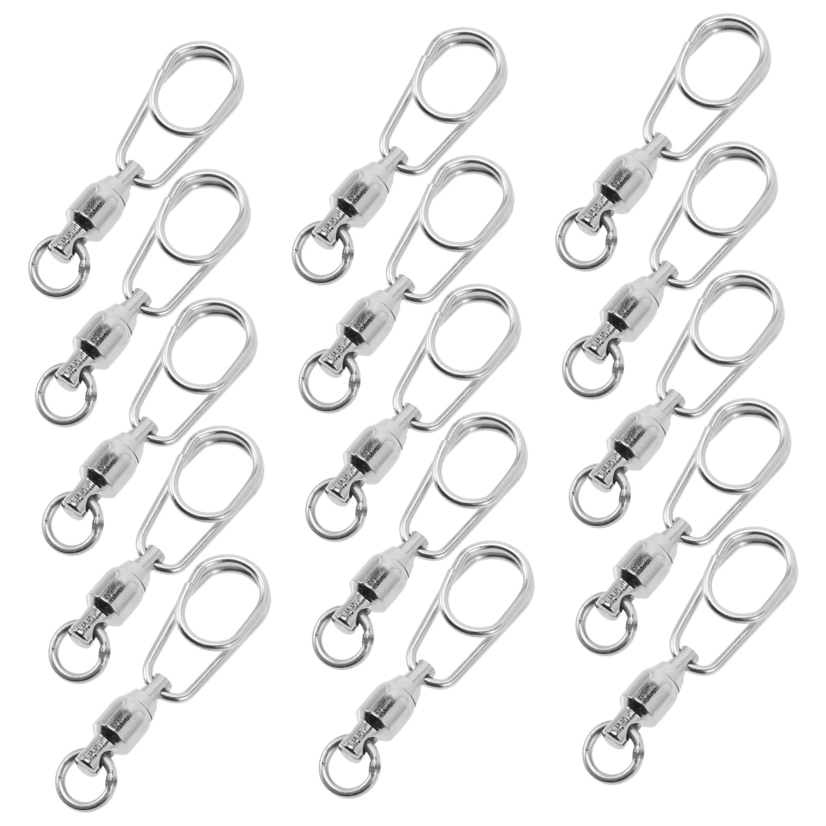 BESPORTBLE 60pièces Émerillons Accessoires De Remplacement Pratique pour Canne à Émerillons à Billes
