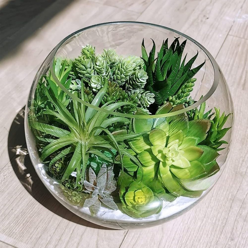 Plantas Artificiales Suculentas 23cm Realistas PVC