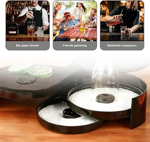 Miniatura 6 de 8 esponjas de barra de repuesto para barman para vidrio, cócteles, salter de margarita, bandejas de sal