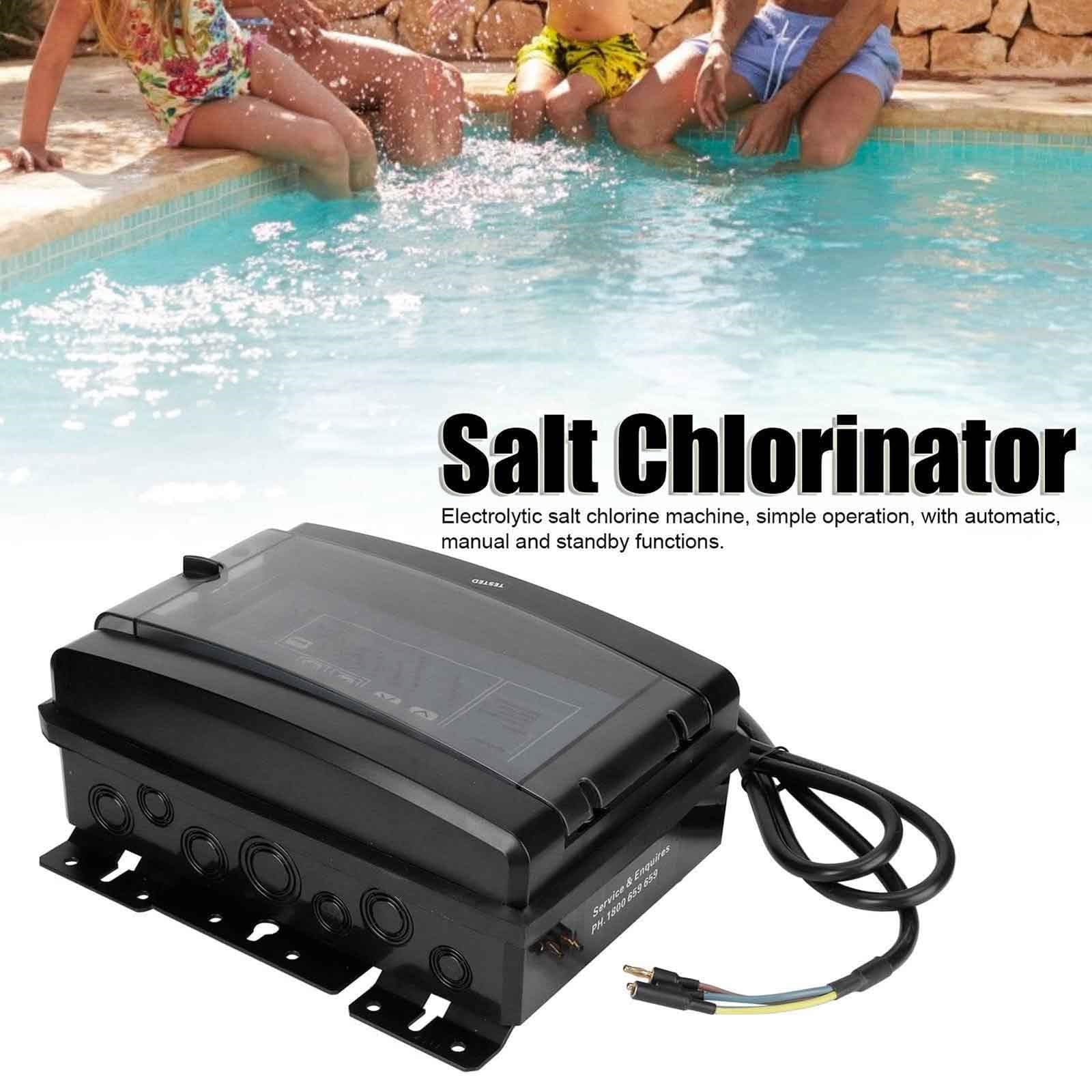 Generatore di Cloro di Acqua salata, Macchina elettrolitica per Cloro salino, generatore di Cloro, Accessorio per Piscina cloratore a Sale per Piscina, 15/20/30/50 G/H,15g/h