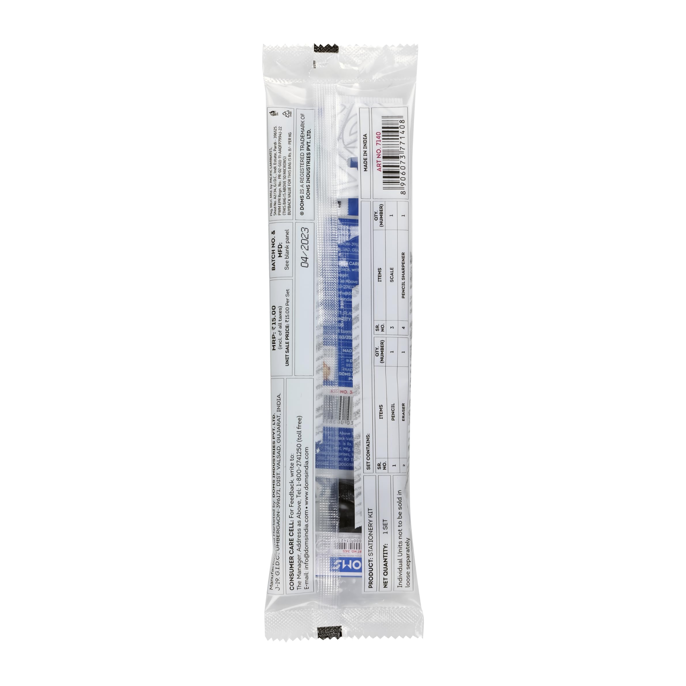 Doms My 1st Pencil Kit - School Essentials for Kids -2