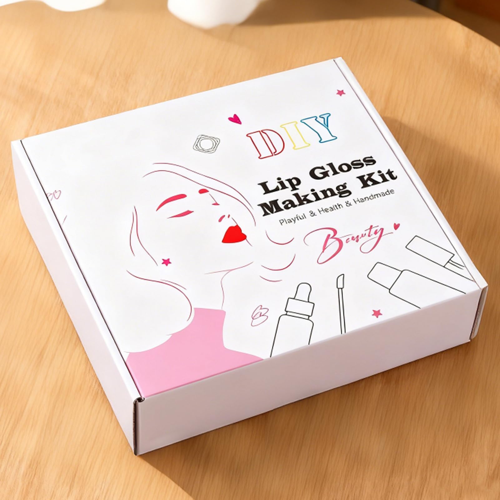Kit Completo per la Creazione di Lucidalabbra Set Artigianale di Gloss | Kit Fai Da Te Per Creare Il Lucidalabbra Per Donne Ragazze Amanti Del Trucco Principianti Adolescenti Prin