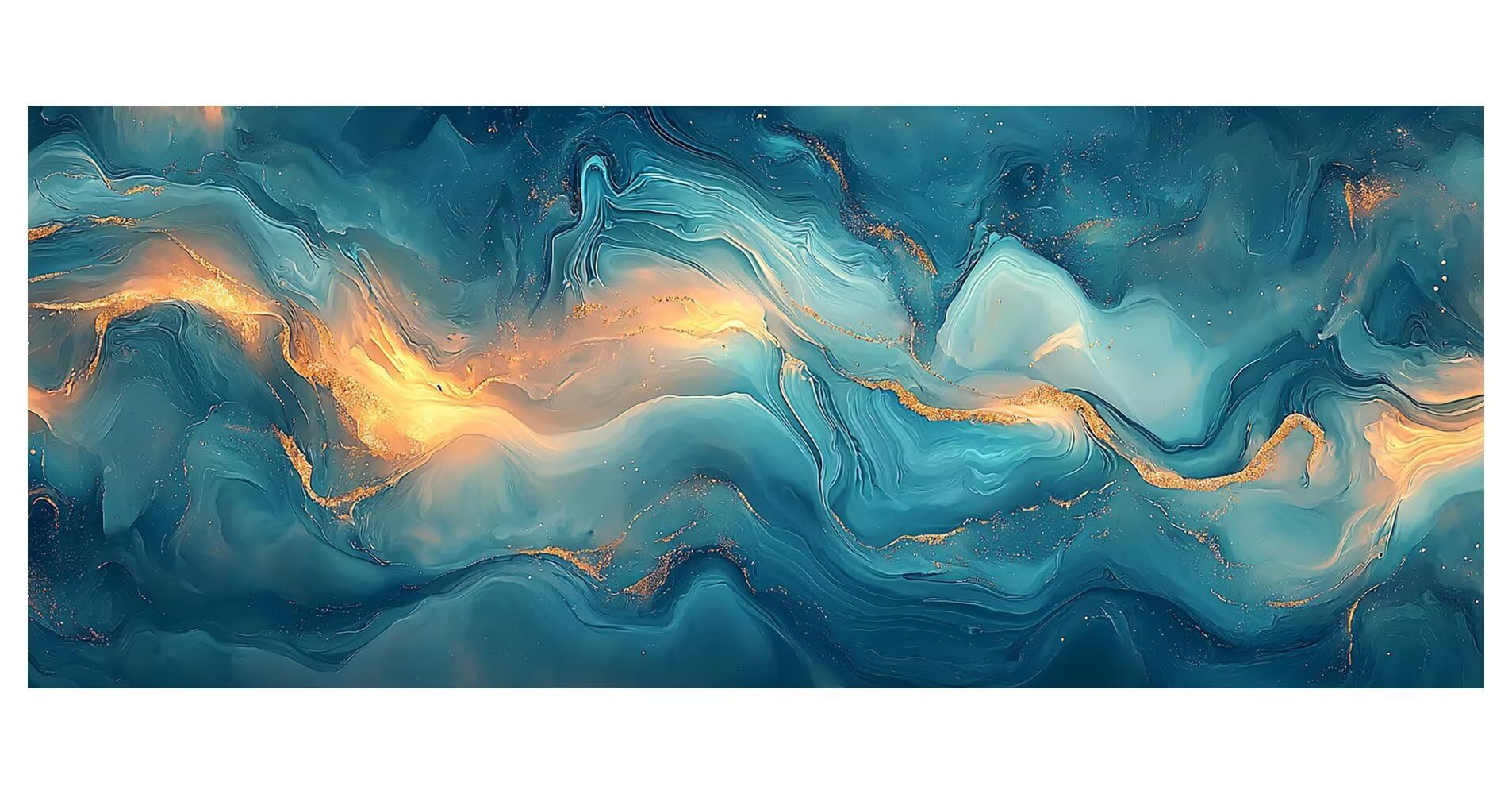 Blau Diamond Painting Groß XXL 250x100cm, Basteln Erwachsene Diamond Painting Set, 5D DIY Abstrakt Diamant Paintings Bilder Erwachsene, Diamond-painting Set mit Zubehör für Zimmer Deko Geschenke D-51