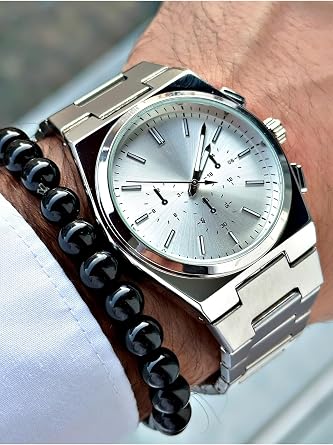 L ks  zel Tasar m Limited Edition Serisi Metal Kordon Erkek Kol Saati-Bileklik Hediyeli