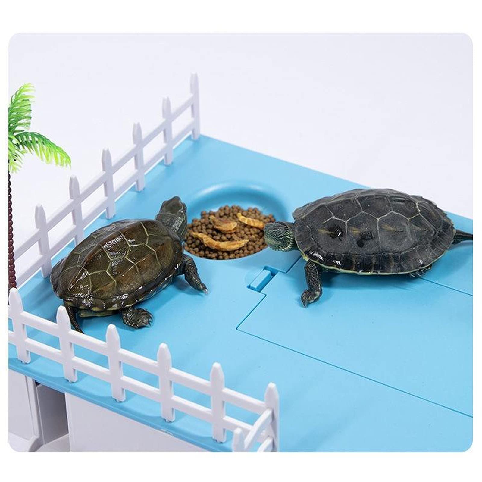 Tanque de tortuga Tortuga villa doble cubierta de lujo terraza de lujo plataforma de escalada tortuga nido tortuga tanque de tortuga isla flotante paisajismo for evitar las tortugas de la casa para in