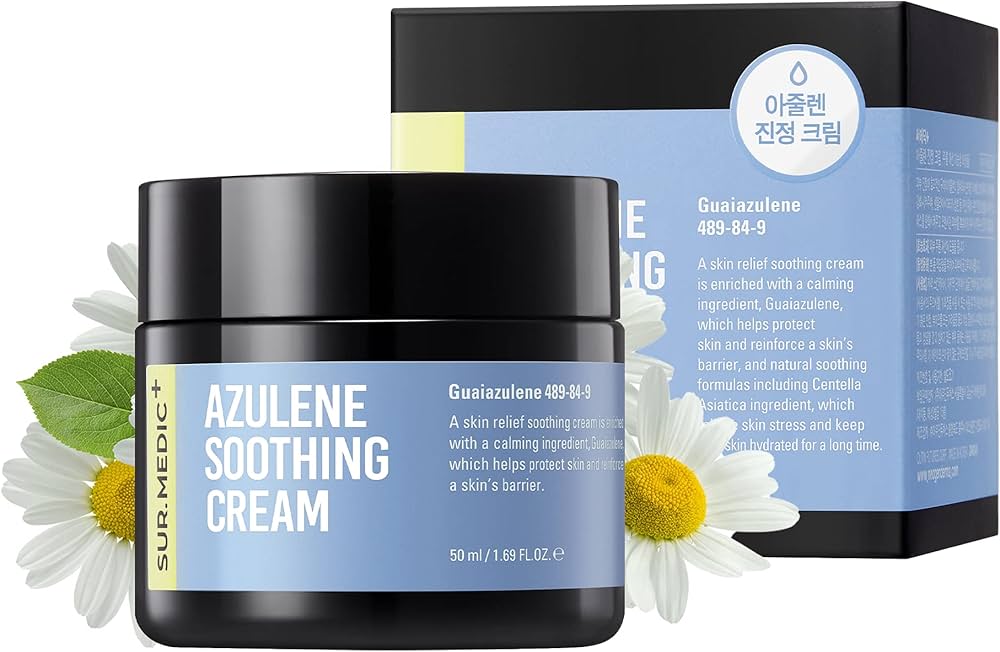 Amazon.com: SURMEDIC AZULENE Moisturizing Soothing Cream, Calming