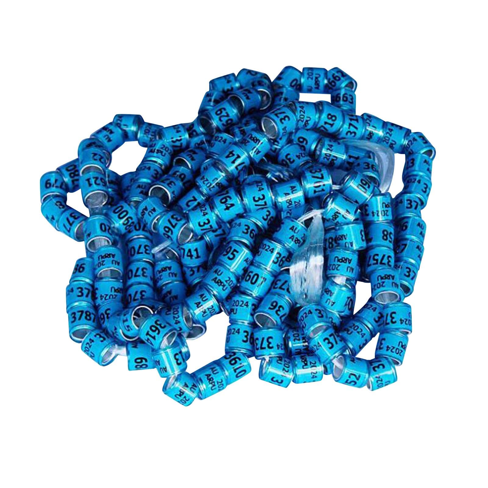 100 Pieces Pigeon Dove Leg Rings 2024 Identify Bands Accessory Training Ring Blue|Pet Supplies | Bird Supplies | Other Bird Supplies-image-29