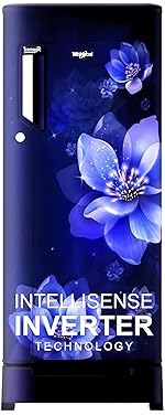 Whirlpool 192 L 5 Star Icemagic Powercool Inverter Direct-Cool Single Door Refrigerator (215 IMPC ROY 5S Inv SAPPHIRE MULIA-Z, Base Stand with Drawer, 2024 Fridge Model)