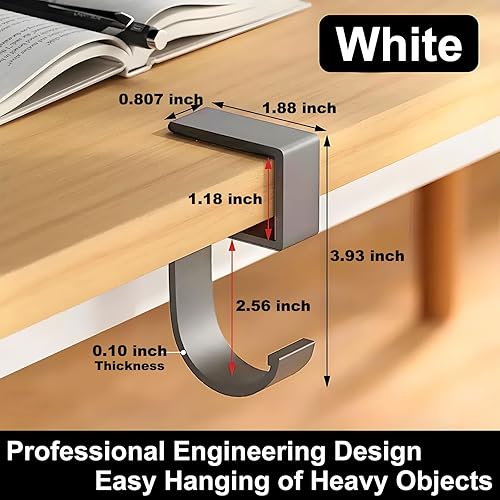 Miniatura 2 de JAKO Soporte para auriculares, soporte para auriculares para escritorio, soporte de auriculares de aleación de aluminio con ajuste para accesorios 2