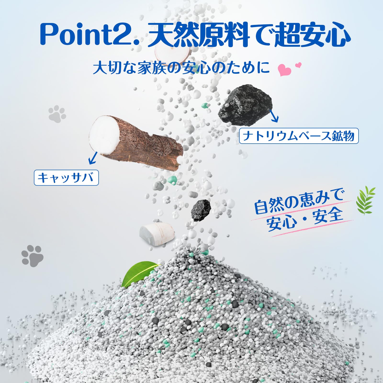 Amazon | HoneyCare キャッサバミックス猫砂 ハニーケア キャッサバと