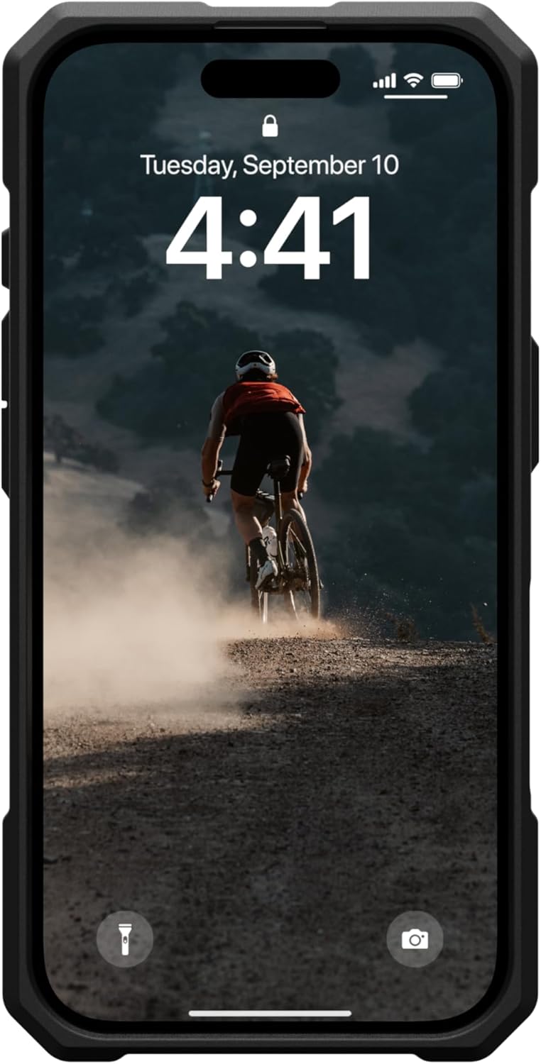 URBAN ARMOR GEAR UAG Designed for iPhone 16 Case 6.1" Monarch Pro - Compatible with MagSafe Charging Rugged Heavy Duty Shockproof Anti-Slip Military Grade Protective Cover, Titanium