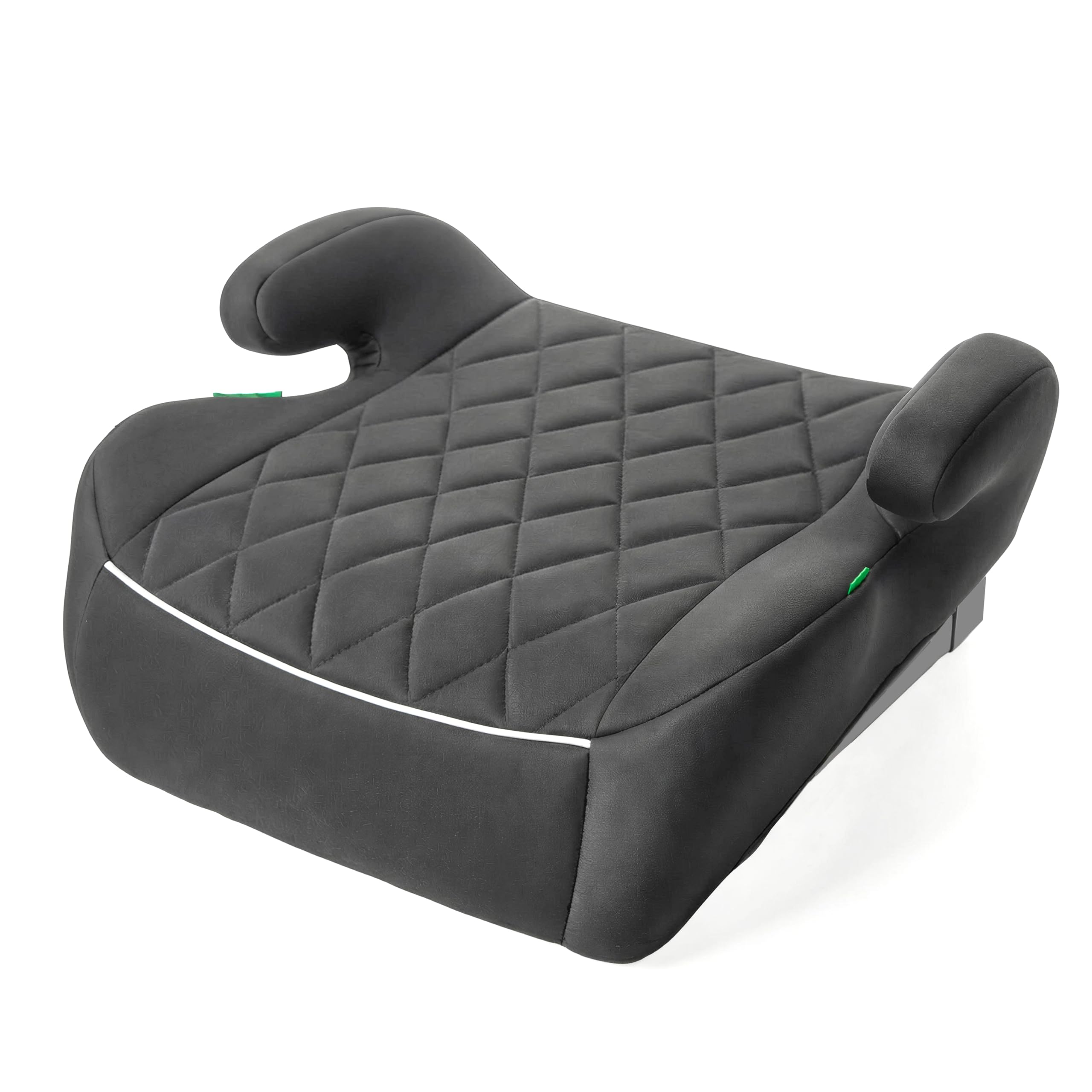 LST Kindersitzerhöhung i-Size ECE R129 geprüft Sitzschale Kindersitz Booster 125-150cm 15-36kg – HDPE Kunststoff, ergonomische Armlehnen, Auto Sitzerhöhung Kinder, Gruppe 2&3 (Anthrazit, ohne ISOFIX)