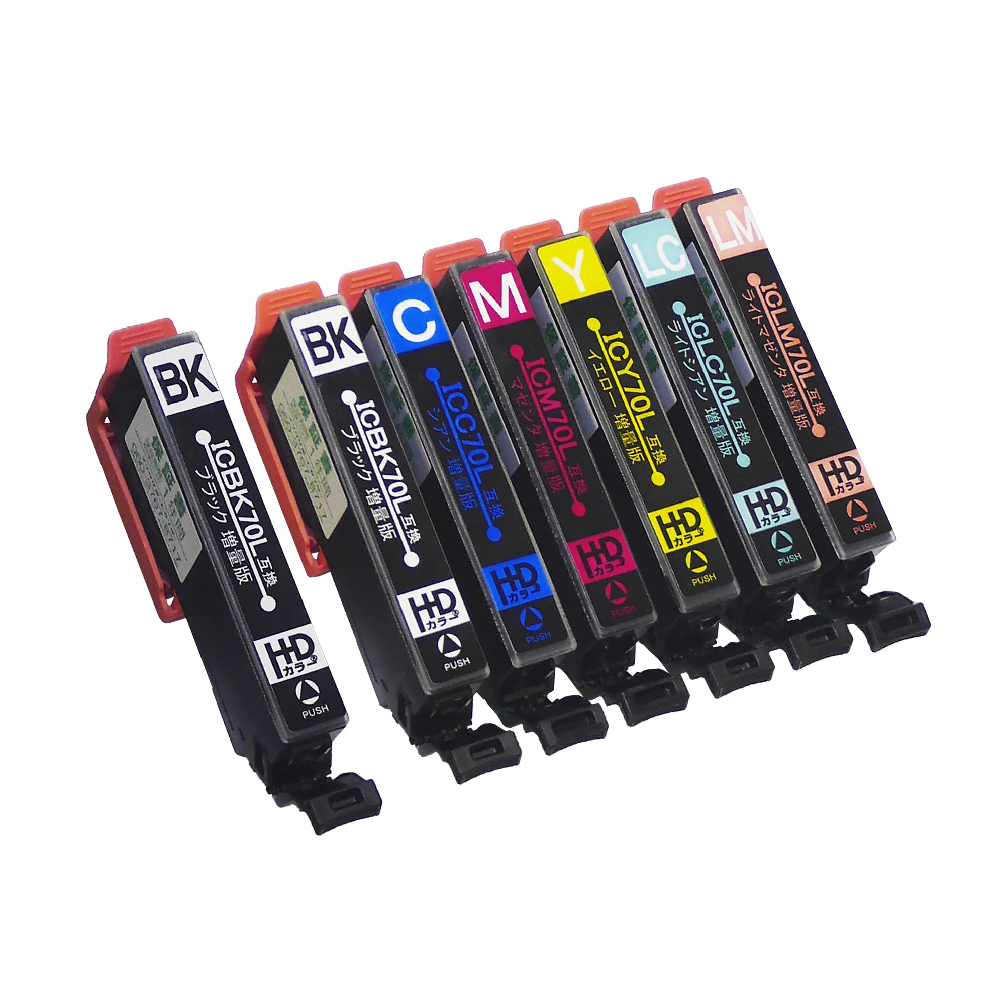 Amazon.co.jp: 【エコスロ】エプソン用 70L 互換インク 大容量6色  