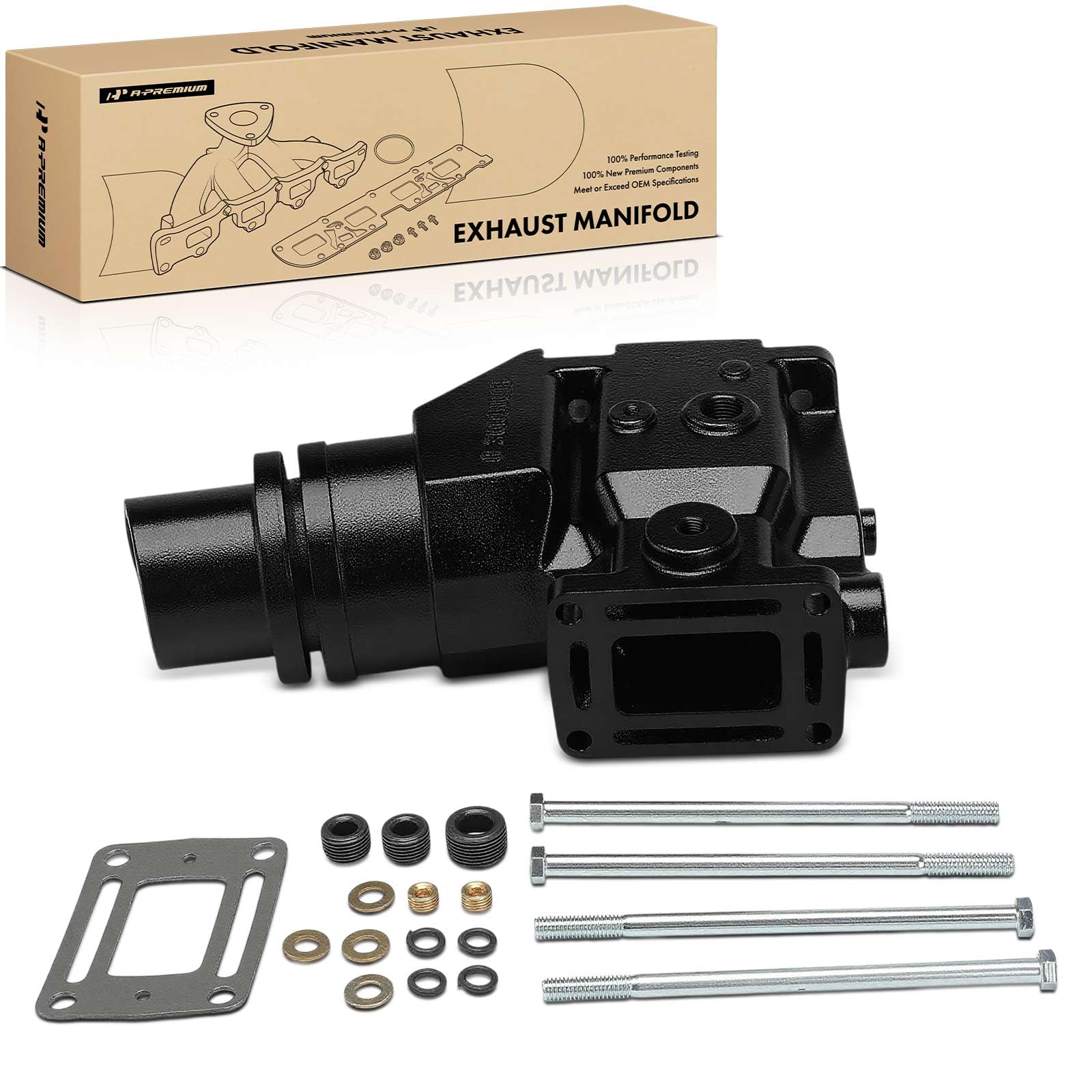 Amazon.com: A-Premium Marine Exhaust Manifold with Hardware Kit