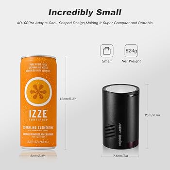 Amazon.com : Godox AD100 Pro with AKR1 kit for Photography