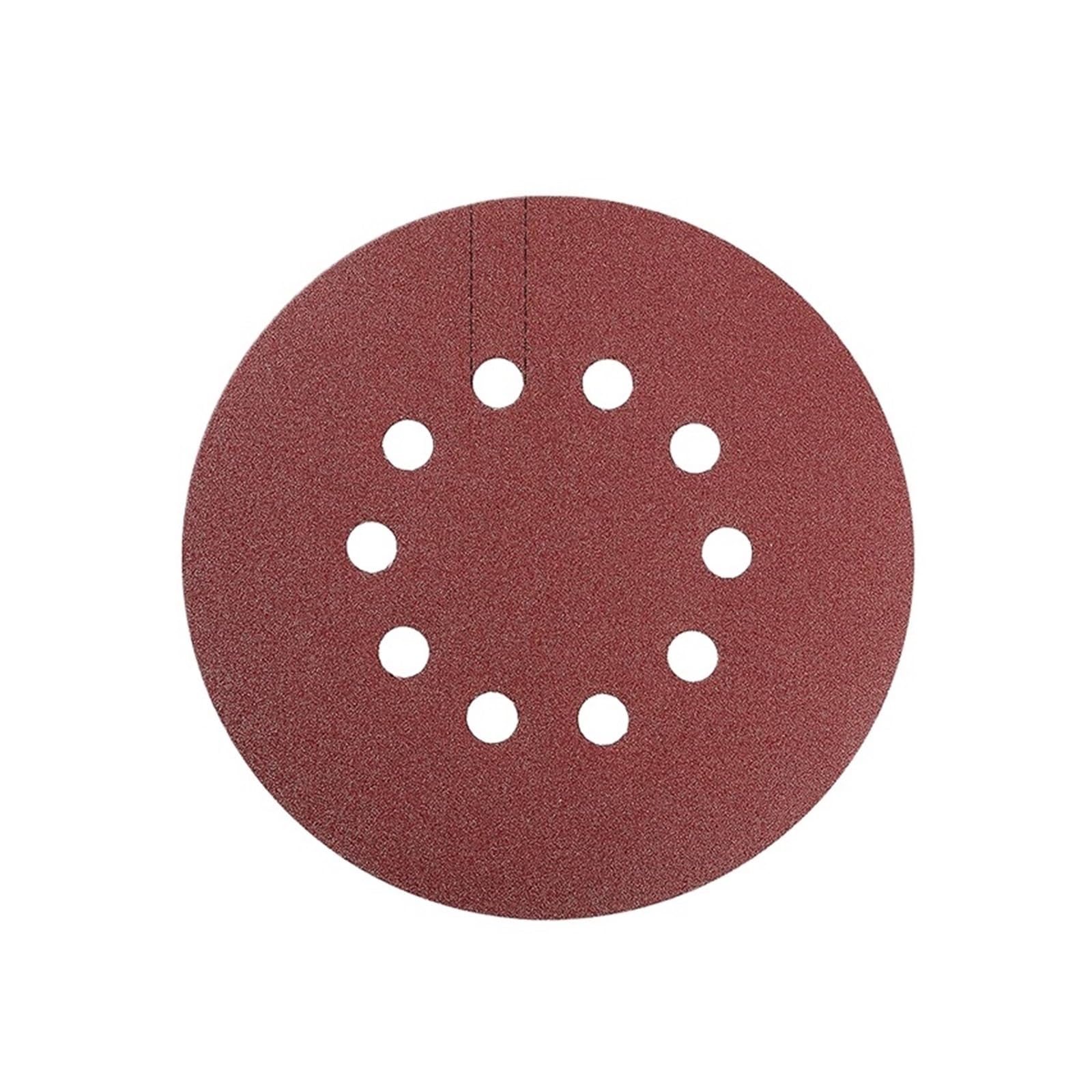Lot de 60 disques ponçage for le travail du bois, 225 mm, 10 trous, grain 40-2000 pour Meulage(1500)