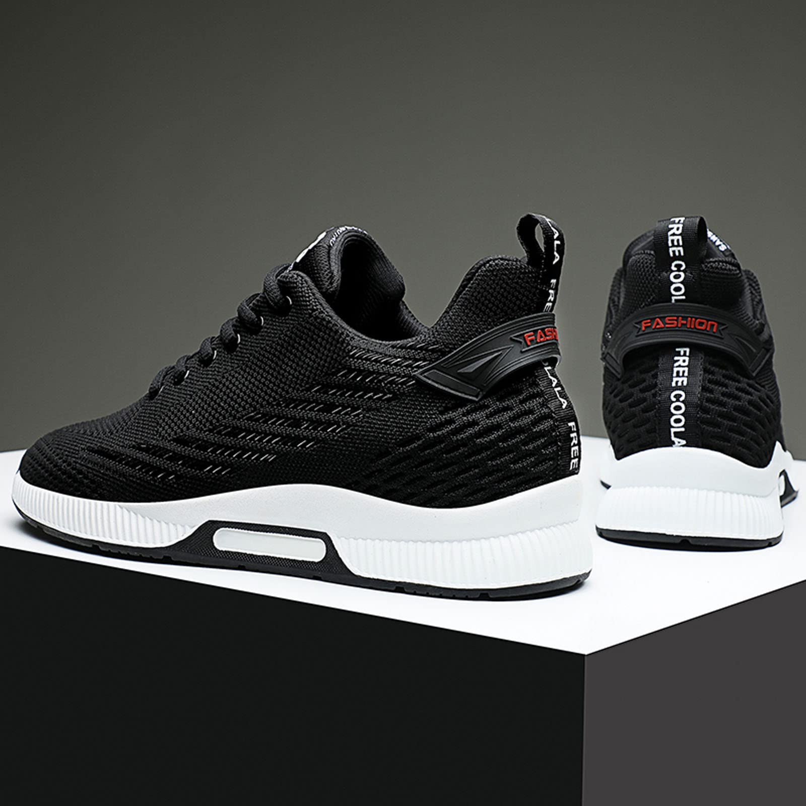 Meidiastra Zapatos de elevación para Hombre de Malla Zapatos Deportivos y de Senderismo al Aire Libre - Tacón de 6 cm