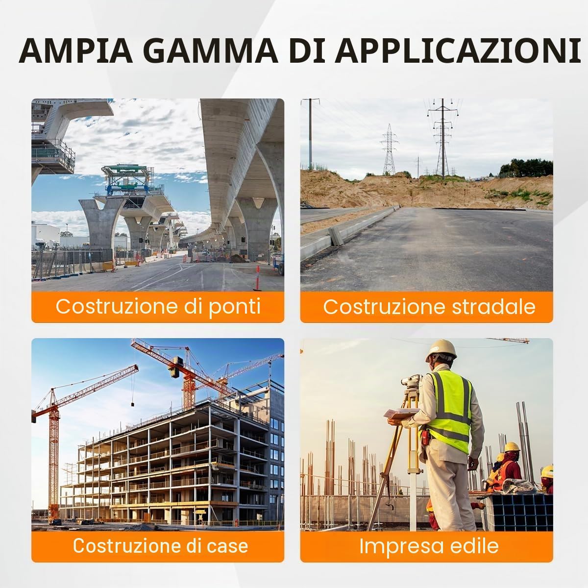 Tester concreto del martello di rimbalzo, tester concreto di forza | con gamma di prova 10-70MPa, strumento meccanico portatile del tester della prova del resiliometro