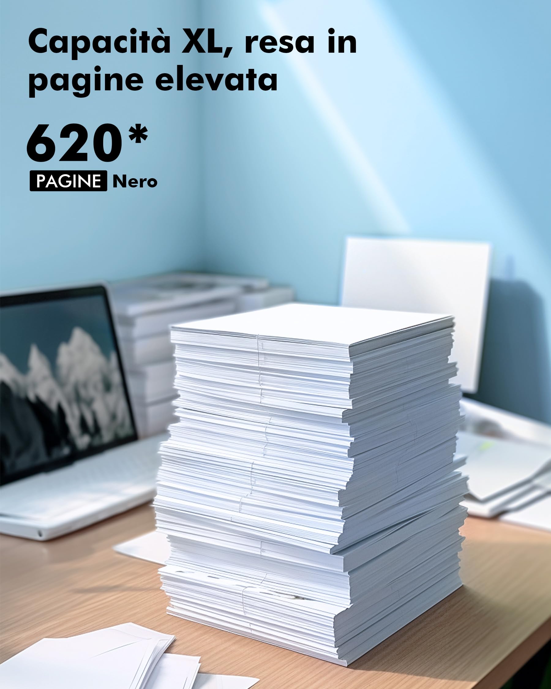 540 XL PG-540XL Nero Cartuccia 540 XL di Inchiostro Compatibile per Canon 540 PG540XL PG 540XL PG 540 XL Nero per Canon Pixma MG3650 MG3650S MG3600 MG3550 MG2250 MG4250 TS5150 TS5151 MX455(2-Pack)