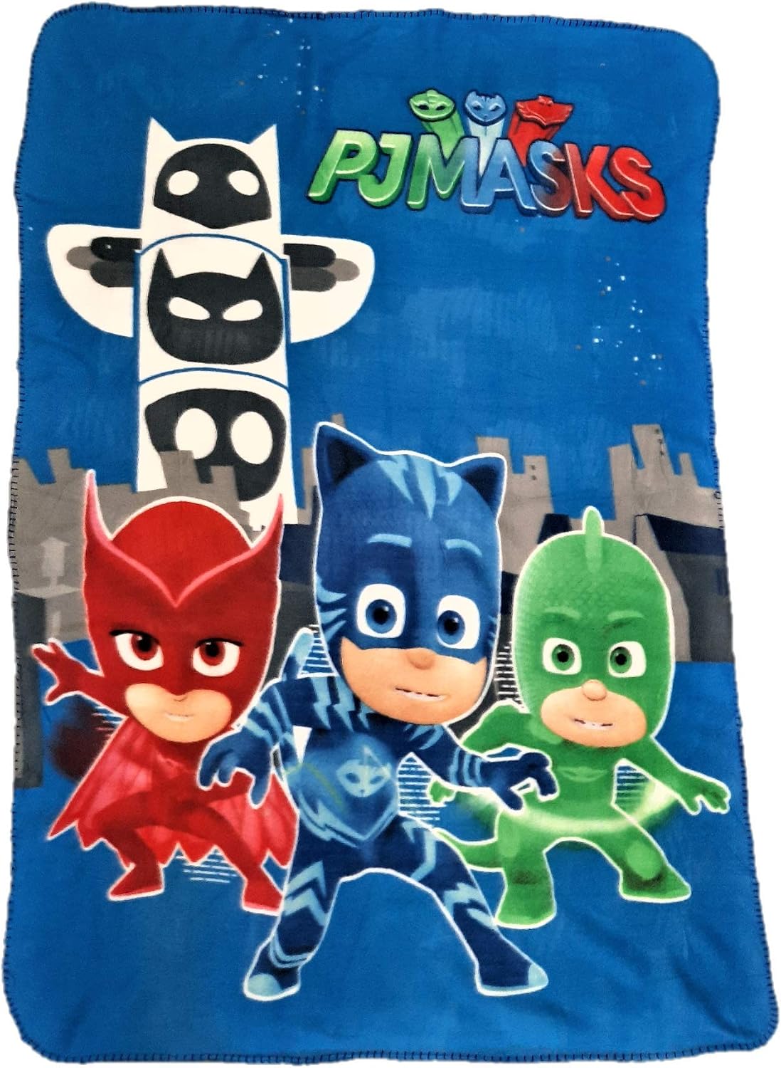 PJ Mask Gekko, Owlette and Catboy Winter Hero's Throw Blanket