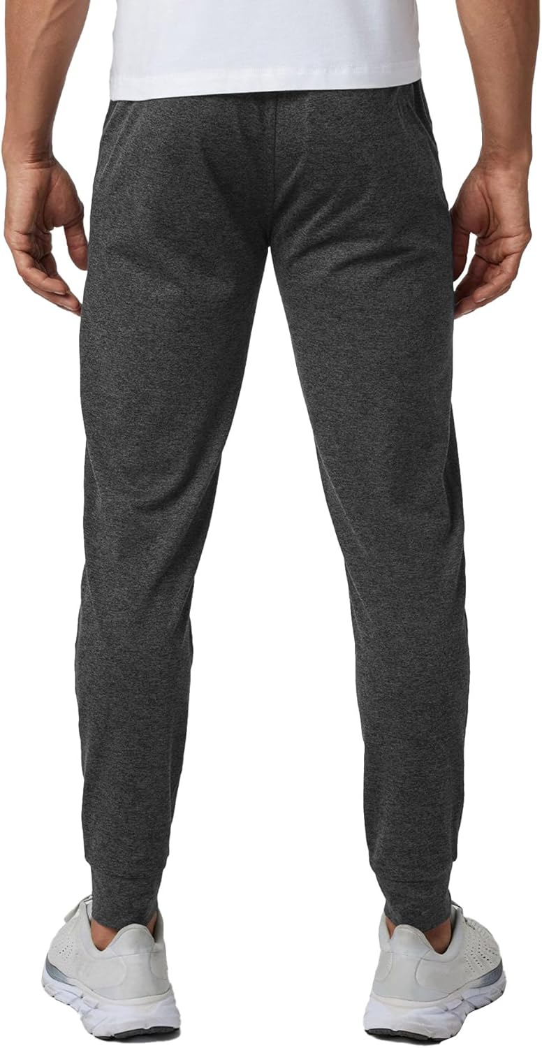 Fioboc Men's Joggers with Zipper Pockets Lightweight Athletic Workout Sweatpants for Men Running Hiking - Image 4
