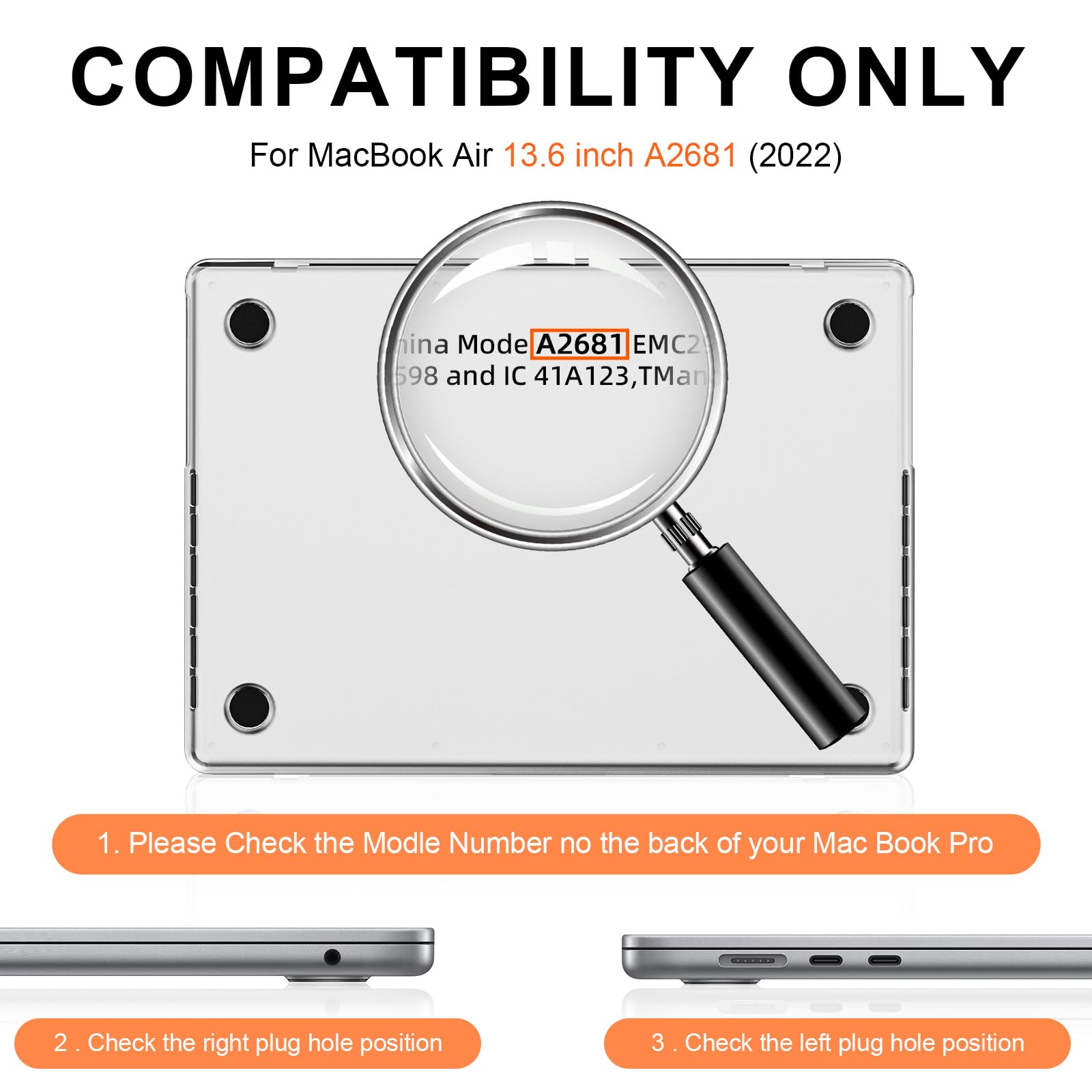 Amazon.com: BENWIS Compatible with MacBook Air 13.6 inch Case 2022