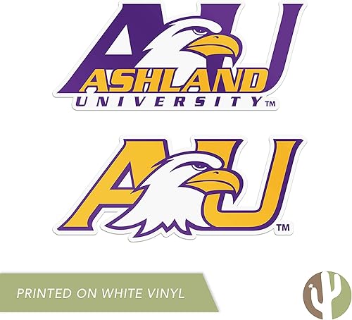 Miniatura 6 de Desert Cactus Ashland University - Calcomanía de vinilo de los Eagles para laptop, botella de agua para automóvil, álbum de recortes (juego de 4