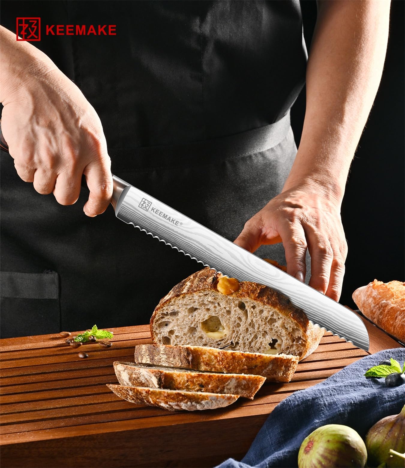 KEEMAKE 10 Inch Bread Knife - Sourdough Specialist -2
