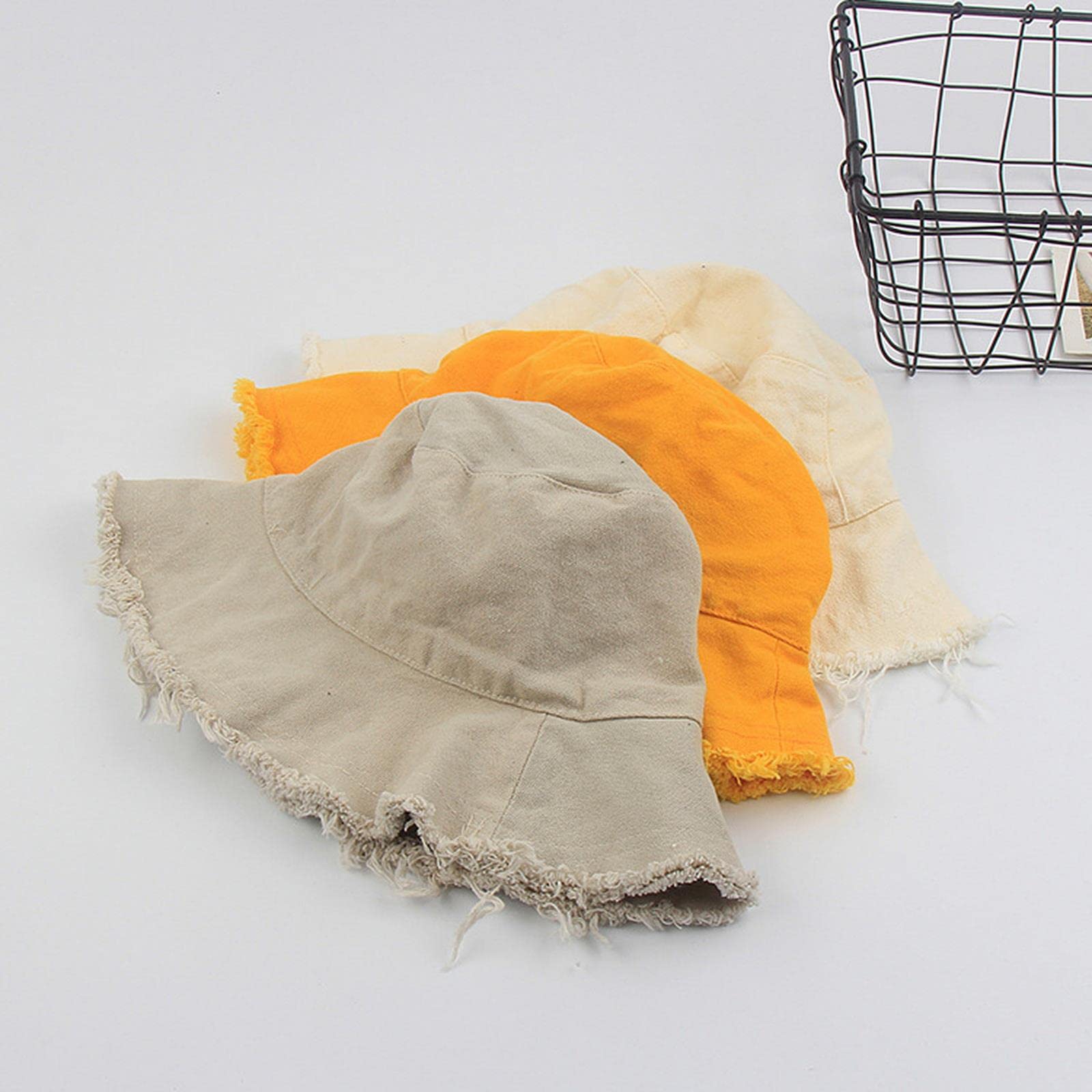 MOGSA Sombrero de pescador para mujer, de algodón, portátil, plegable, para playa, turismo, para mujer, al aire libre, sombreros de sol