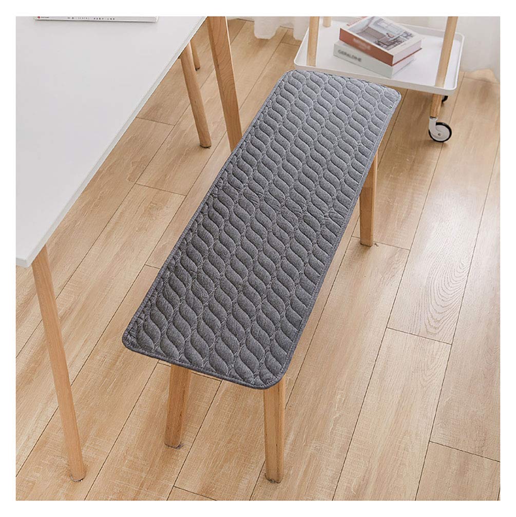 Coussin de terrasse et banc extérieur gris 150x30 cm idéal pour palette de jardin