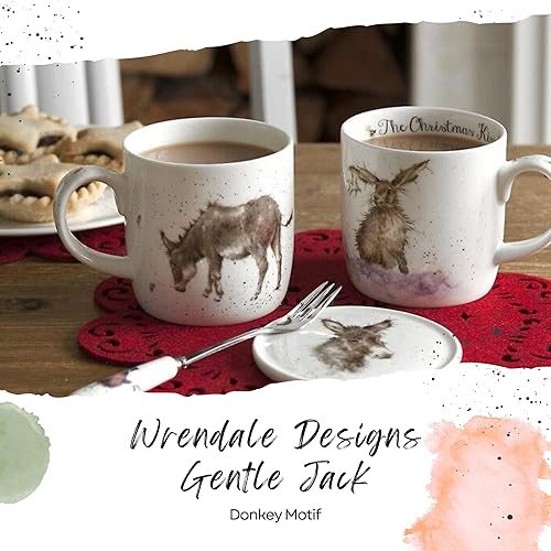 Vista 31 de Royal Worcester Wrendale Designs - Taza de 14 onzas, con ilustración de llama, «Because I'm Worth It with Llama Illustration», taza de animales
