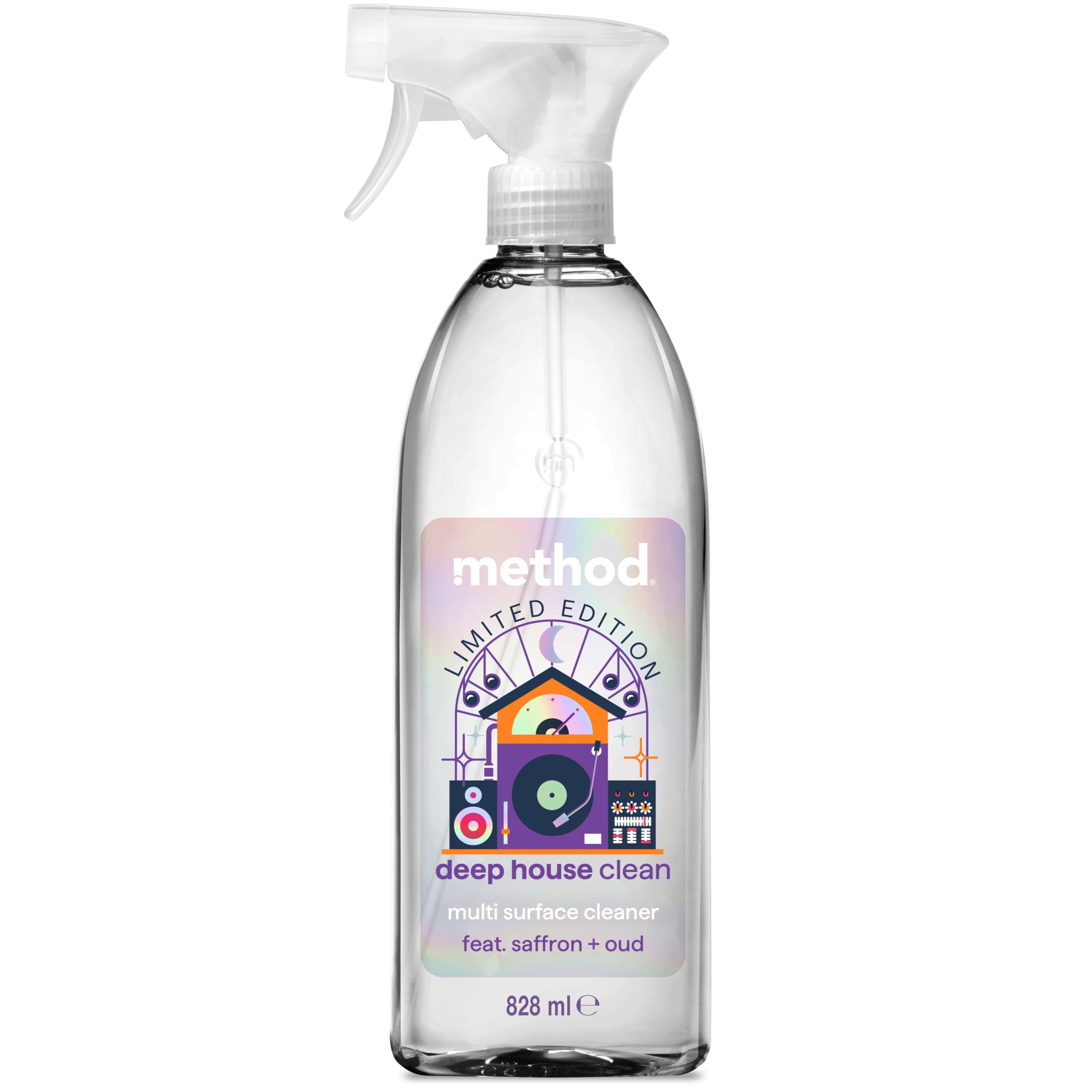 Method All Purpose Cleaner, Limited edition Concentrated Surface Cleaner Deep House, Pack of 1, 1 x 828 ml