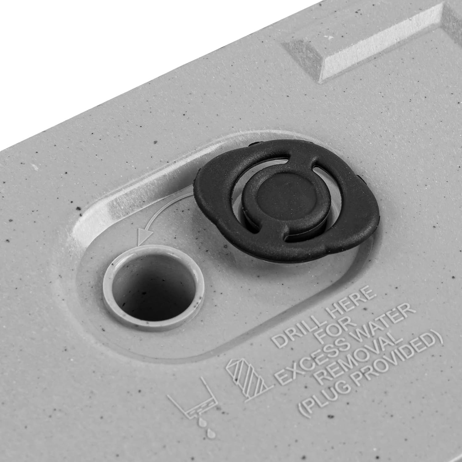 Prosperplast Furu Collection Cement Planter with Tank 58 x 18 x 49.7 cm Capacity 12 litres, 12 L-Alto