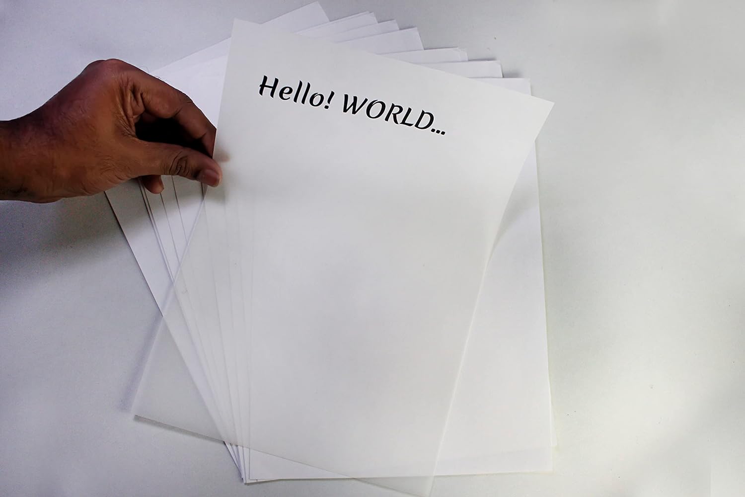 Laser Printer Film, Double Matte, 100 Micron, A4 Size (210 x 297 mm ...